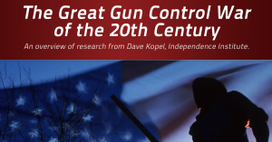The Great Gun Control War of the 20th Century